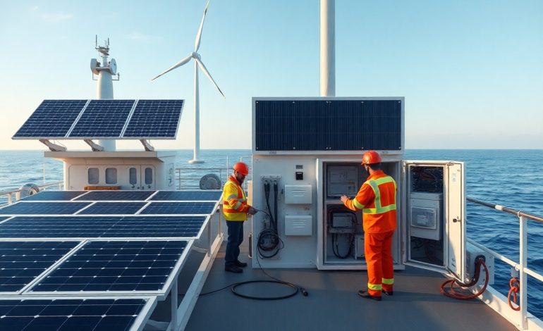 Integrating Renewable Energy Systems Into Vessel Power Solutions